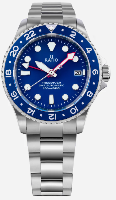 Ratio FreeDiver GMT Series Sapphire